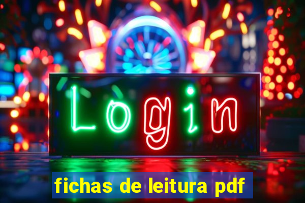 fichas de leitura pdf